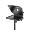 Elgato Prompter teleprompter with adjustable mount and clear display for video production and streaming setups.