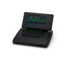 Blackmagic Design Fairlight Live Audio Panel 10, professional audio mixer with multiple control knobs and digital display for live sound.