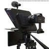 Fortinge NOA III Tablet Teleprompter with camera on a white background