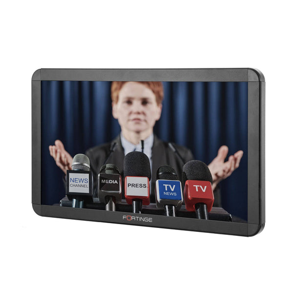 Fortinge AC-45 TM200 displaying a person with microphones labeled 'News', 'Media', 'Press', 'TV News', and 'TV'. – image 2