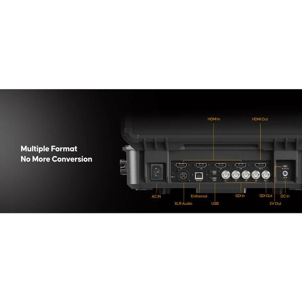 OSEE GoStream Duet 8 ISO video switcher with case kit, featuring multiple input buttons and control interface for live streaming.