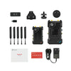 Hollyland Cosmo C2 wireless video transmission system with transmitter and receiver, professional production equipment for live video.
