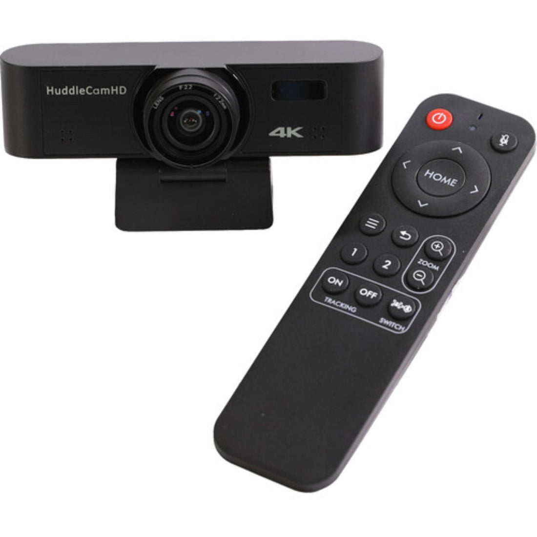 HuddleCamHD MiniTrack 4K Pro PTZ camera with remote control, compact video conferencing camera with 4K resolution – image 3