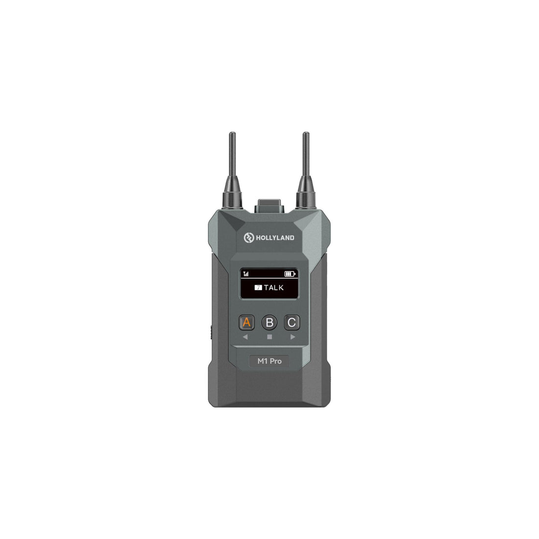 Hollyland Solidcom M1 Pro wireless intercom system with four beltpacks and single-ear headsets for production communication. – image 3