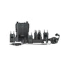 Hollyland Solidcom M1 Pro wireless intercom system with 8 beltpacks and double-ear headsets for production communication.