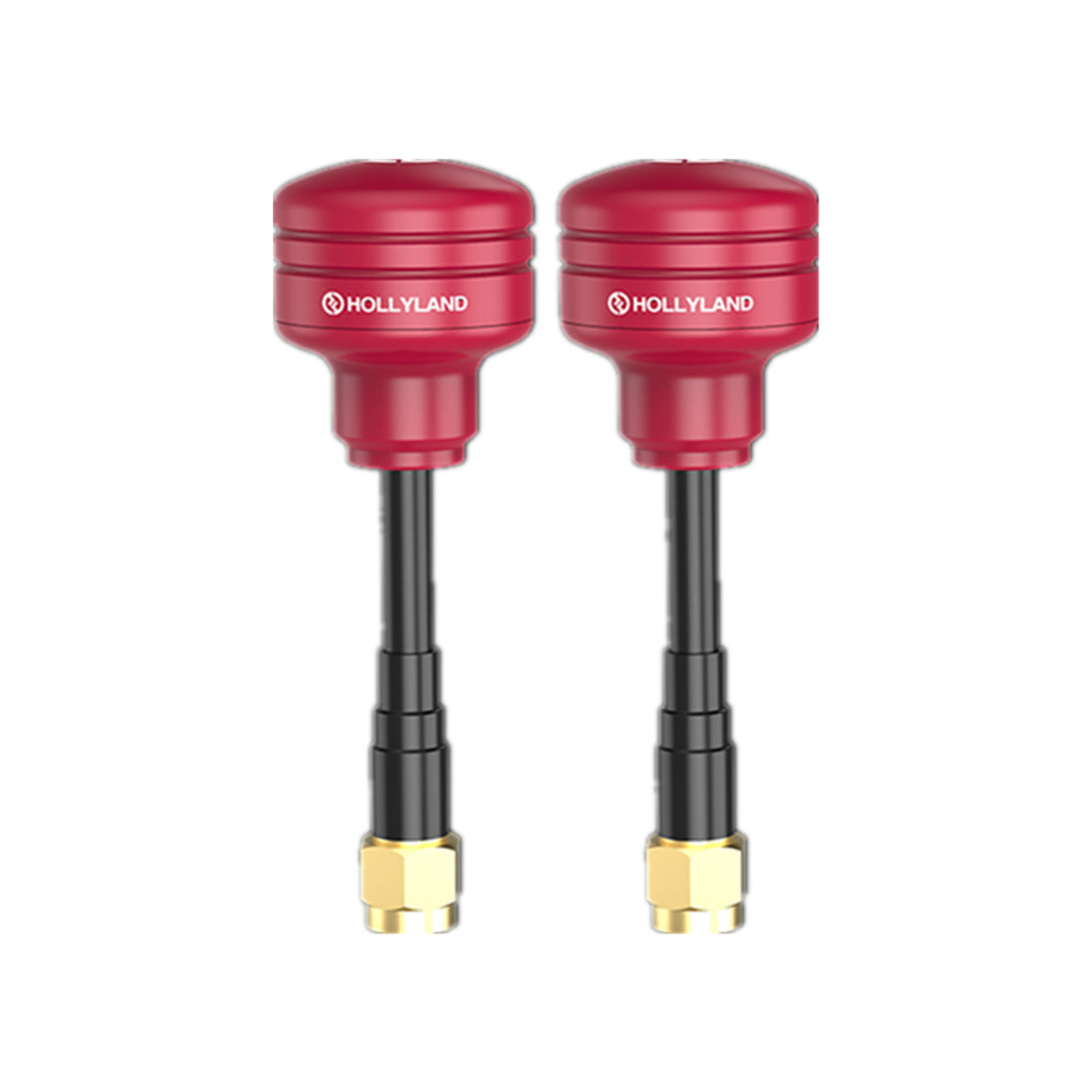 Red Hollyland Lollipop antenna with a compact design, suitable for enhancing wireless signal reception. – image 1