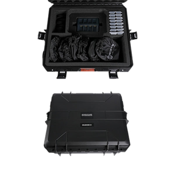 Hollyland SOLIDCOM C1 hard-shell carry case with secure zipper and handle for protecting wireless communication equipment. – image 1