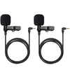 Hollyland HL-Omnidirectional Lavalier Microphone(Black, 2-pack)