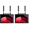 Hollyland Pyro 7 Kit dual 7-inch wireless transceiving monitor for production equipment, front view showing screen and controls.