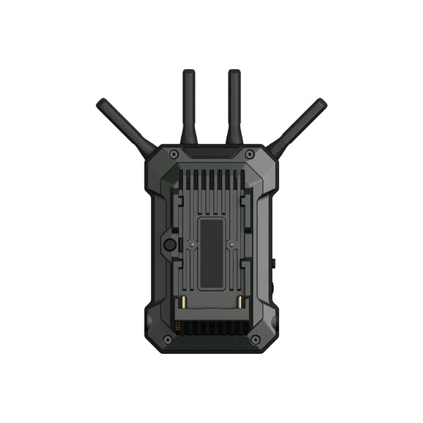 Rear view of Hollyland Pyro Ultra 1TX wireless video transmission system for production equipment, showing connections and ports. – image 5