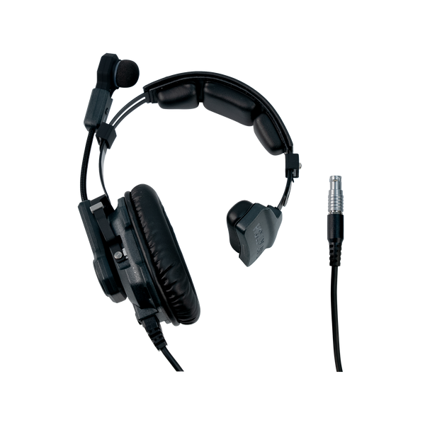 Hollyland HL Electret Mic ENC single-ear headset for Solidcom H1, with 10-pin connector and adjustable headband. – image 1