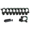 Hollyland Solidcom SE Pro 9S noise-canceling headset intercom for 9-person production communication system.