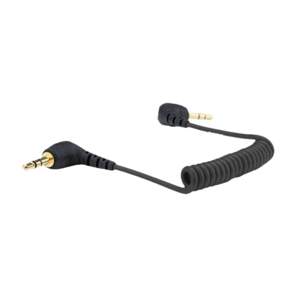 Hollyland 3.5mm TRS to TRRS patch cable Type-B, black audio cable for connecting devices with 3.5mm jacks – image 1