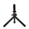 Hollyland mini tripod stand with universal phone clip and low extension for stable smartphone photography.