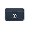 Hollyland LARK M2 charging case in shine charcoal color, designed for microphone accessories with a compact, sleek storage design.