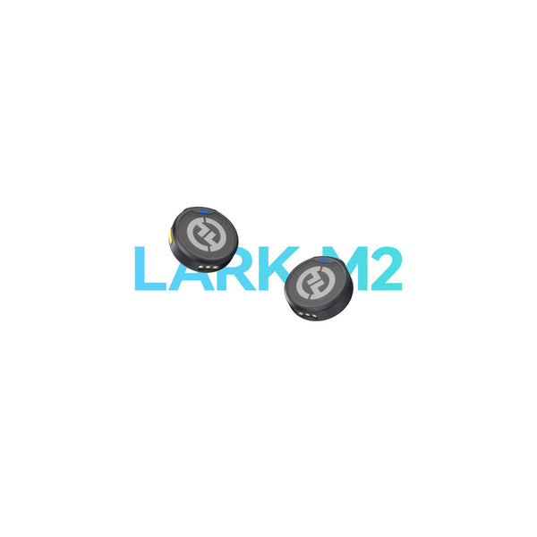 Hollyland LARK M2 Mini Combo wireless microphone system with Shine Charcoal receiver and camera RX, USB-C RX for production use. – image 1