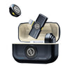 Hollyland LARK M2 wireless lavalier microphone with Lightning plug, duo set in Shine Charcoal, for professional audio recording.