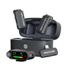Hollyland LARK MAX 2 Combo wireless microphone system with Camera RX and USB-C RX in space gray for professional production.