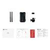 Hollyland Pyro H wireless video transmitter for production equipment, shown from a complete view with antenna and connection ports.