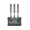 Hollyland Pyro S Wireless Video Transmitter for production equipment, front view showing compact design and connection ports.