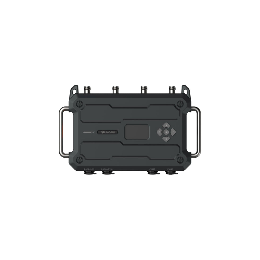 Hollyland Solidcom ANT01 antenna for production equipment, front view showing compact design and connection ports. – image 1