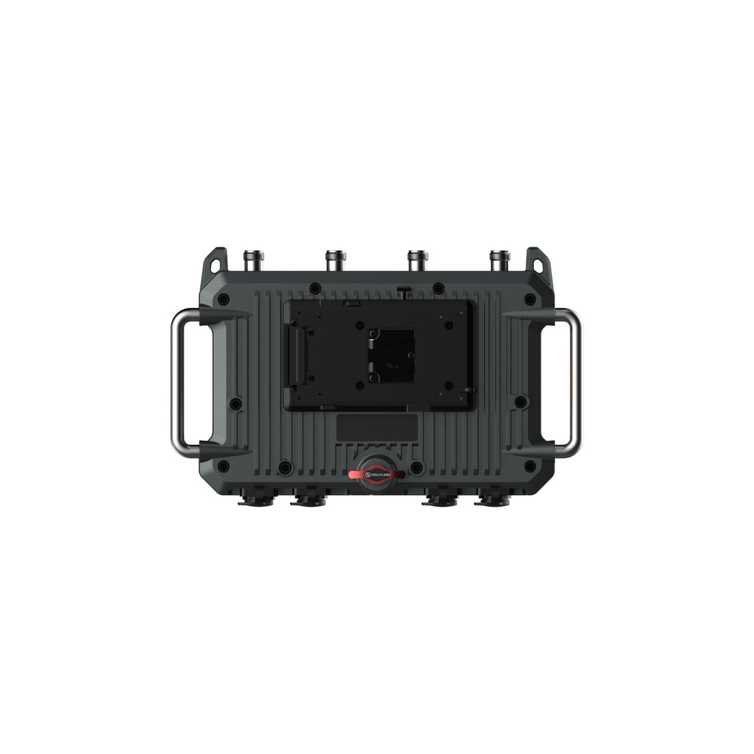 Rear view of Hollyland Solidcom ANT01 antenna for production equipment, showcasing its design and connection ports. – image 2