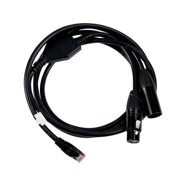 Hollyland Solidcom ANT01 antenna connected to XLR network cable for production communication equipment – image 5