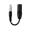 Hollyland Solidcom BPK01 beltpack production equipment with 10-pin to 4-pin XLR adapter cable for audio connections