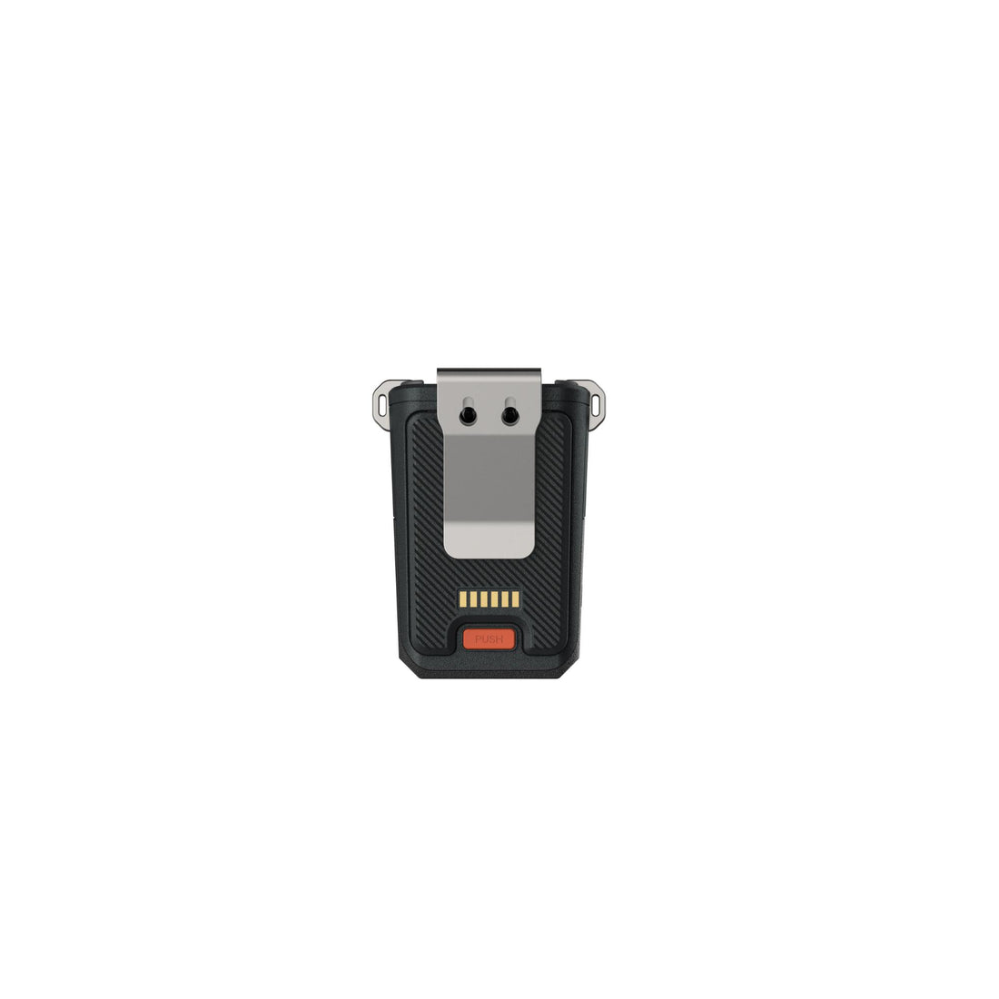 Hollyland Solidcom BPK01 beltpack production equipment with rear view, compact design, and professional audio connectivity. – image 2