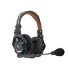 Hollyland Solidcom C1 Pro-4S-DH 4-person noise-canceling production headset with double-ear design, used for communication.