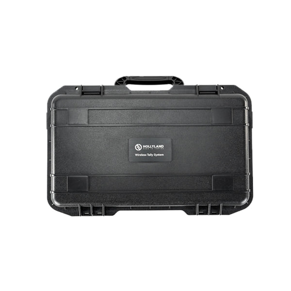 Hollyland Wireless Tally System-8 lights in a hard-shell case for production equipment, showing the compact, protective storage. – image 9