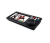 Blackmagic Design HyperDeck Shuttle 4K Pro 2TB video recorder showing right-angle view with buttons and display panel.