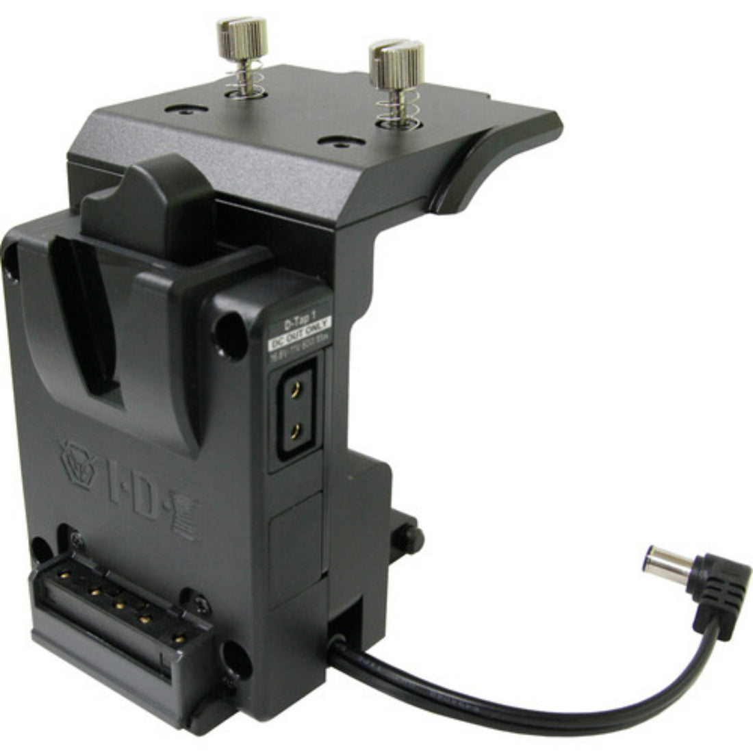 IDX System Technology A-DCFX9 V-Mount Adapter for Sony PXW-FX9 showing angled V-mount plate and mounting interface – image 2
