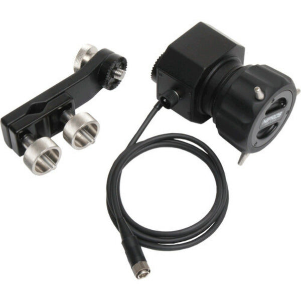 IDX System Technology FR-F10 manual focus remote controller for Fujinon 12-pin cameras, shown in the image. – image 1