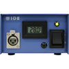 IDX System Technology IA-300HV 28V 300W AC power supply with front view, featuring input and output ports for electronic devices.