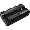 IDX System Technology IDX-SL-F30 battery with mounting rails, angled bottom view showing installation features