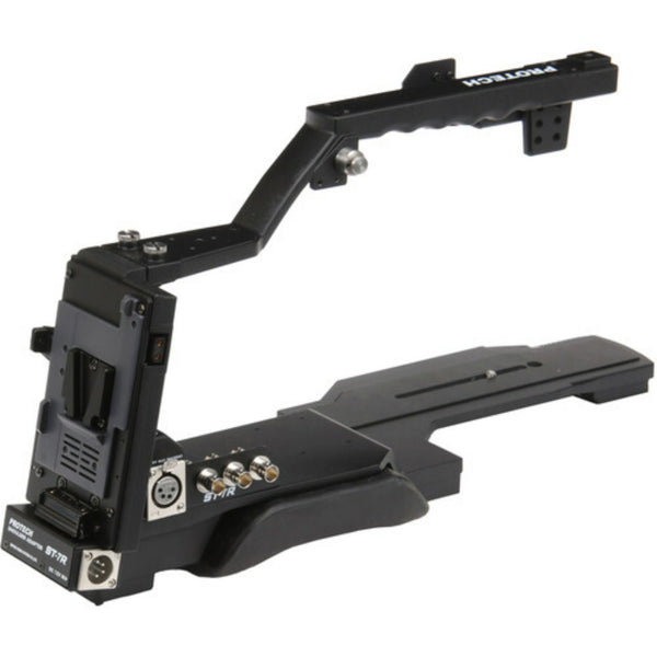 IDX System Technology ST-7R shoulder adapter rig for cameras, featuring adjustable shoulder support and mounting options. – image 1