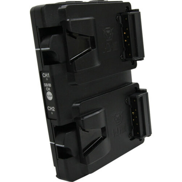 IDX System Technology A-Vmicro2PD micro 2-channel V-mount adapter plate with hot swap and USB-C PD connection. – image 2