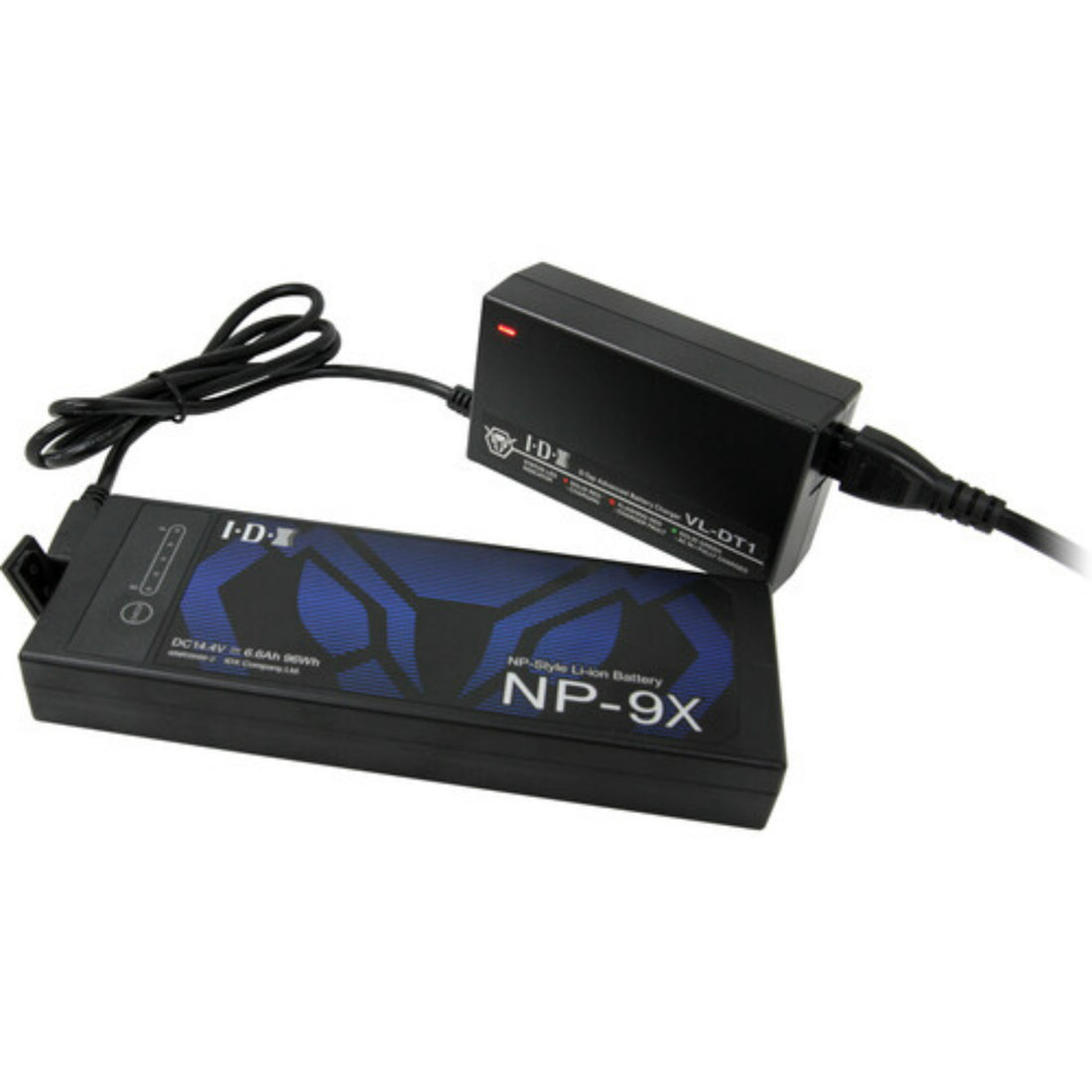 IDX System Technology IDX-NP-9X portable charging device with VL-DT1 charger, compact and versatile for on-the-go power. – image 4