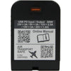 Rear view of IDX System Technology SL-F50PD Sony L-Series battery with USB-C PD, X-Tap ports, 6600mAh capacity, QR codes visible