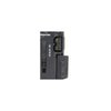 IDX System Technology SSL-JVC75 7350mAh JVC battery with open X-Tap port, showing detailed view of the battery's connection area.