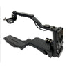 IDX System Technology ST-7R shoulder adapter rig for cameras, shown from a left perspective, designed for stable filming and mounting.