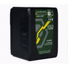 IDX System Technology Imicro-150P 145Wh high-load lithium-ion mini V-mount battery for video cameras, front right view.