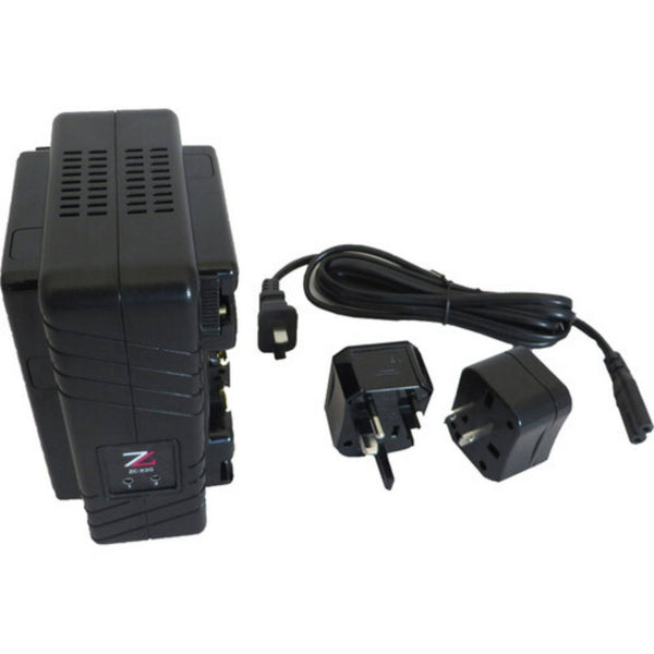 IDX System Technology ZC-X2G dual-channel Li-Ion battery charger with gold mount and power cables for professional camera batteries. – image 5