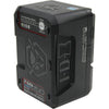 IDX System Technology ZEN-C150G lithium-ion battery with 145Wh capacity, D-Tap and USB-C ports, front left view.
