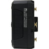 IDX System Technology ZEN-C98G lithium-ion battery with D-Tap and USB-C ports, shown from the left view with high-capacity design.