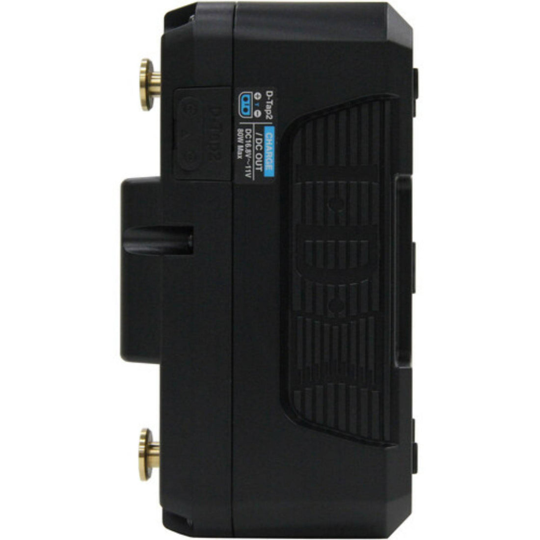 IDX System Technology ZEN-C98G high-load lithium-ion battery with D-Tap and USB-C ports, right view showing connectors and branding. – image 3