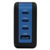 IDX System Technology UC-PD3 portable USB-C PD charger with three ports, shown with USB-C and USB-A connectors.