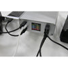IDX System Technology UC-PD6 6-channel USB-C PD power supply and charger with multiple USB-C ports on a sleek black device.