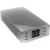 IDX System Technology UC-PD6 6-channel USB-C PD power supply and charger, shown from the left side with multiple USB-C ports.